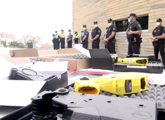 Cinque taser per la polizia locale per proteggere le strade