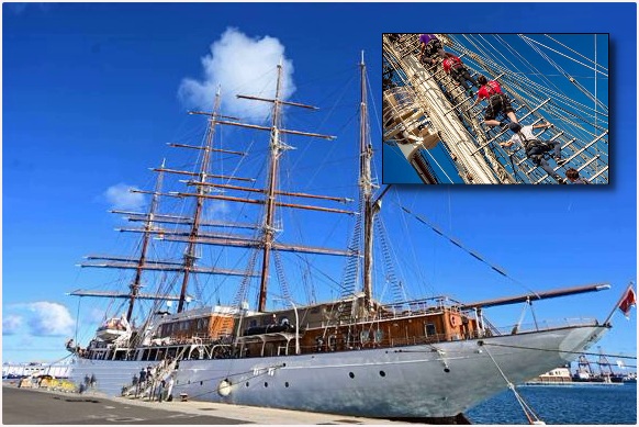 GRANDI YACHT A VELA E NAVI SCUOLA SI INCONTRANO NELLA CAPITALE DI GRAN CANARIA GRANDI YACHT A VELA E NAVI SCUOLA SI INCONTRANO NELLA CAPITALE DI GRAN CANARIA