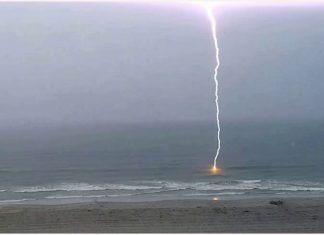 LE ISOLE CANARIE HANNO REGISTRATO FORTI PIOGGE E 575 FULMINI NELLE PRIME ORE DEL MATTINO