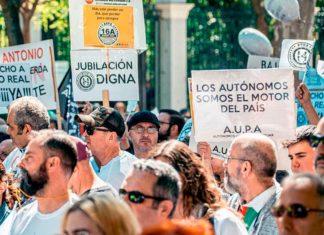 Protesta degli autonomi alle Canarie