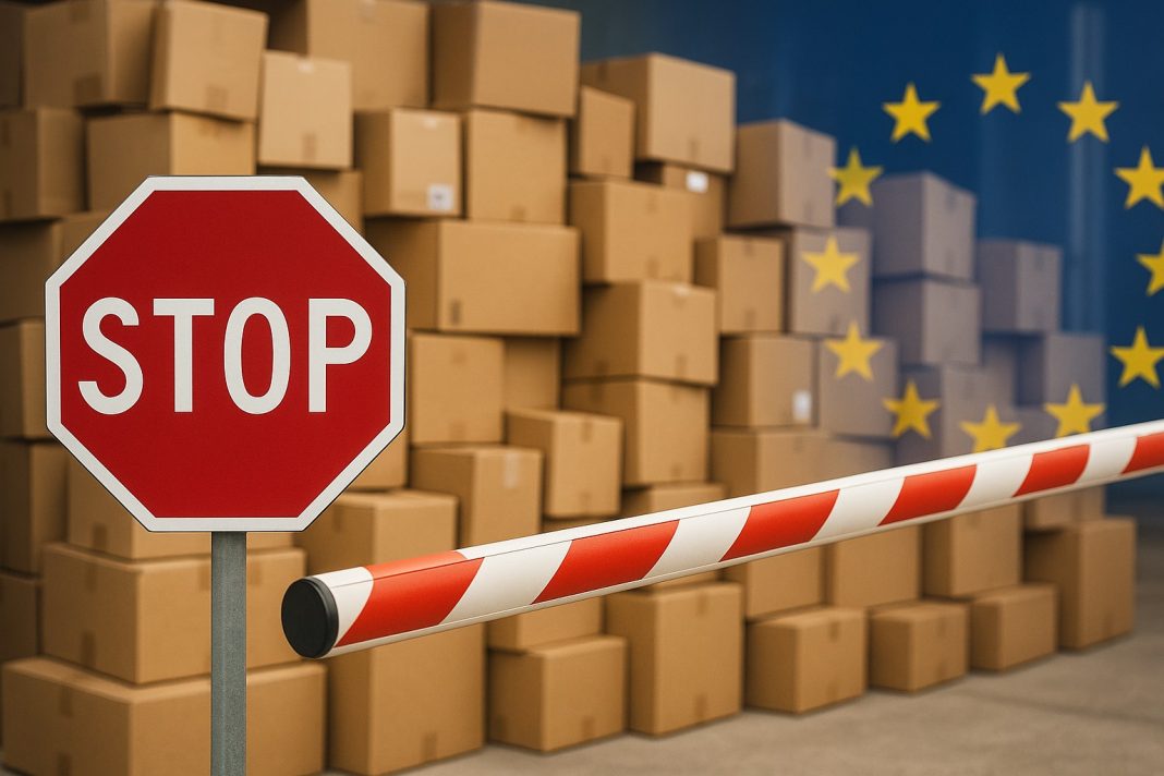 L’UE alza il muro contro i pacchi low‑cost extra‑UE: stop all’esenzione sotto i 150 euro L’UE alza il muro contro i pacchi low‑cost extra‑UE: stop all’esenzione sotto i 150 euro