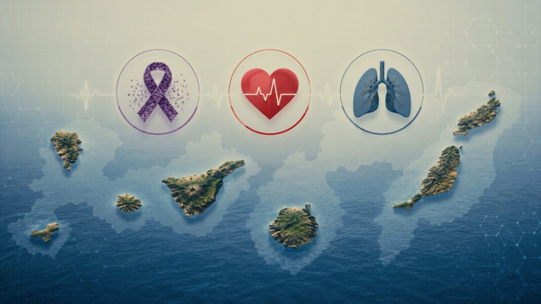 Le principali cause di morte alle Canarie: tumori, cuore e malattie respiratorie Le principali cause di morte alle Canarie: tumori, cuore e malattie respiratorie